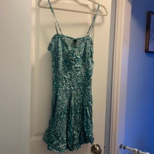 Wild fable spaghetti strap green dress size large BRAND NEW WITH TAGS